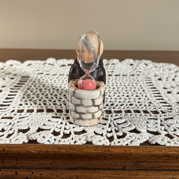 Friar Tuck Goebel Hummel West Germany Kitchen Timer Hour Glass - Picture 2 of 10